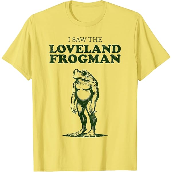 Amazon.com: Loveland Frogman Ohio Tourist Visitor T-Shirt